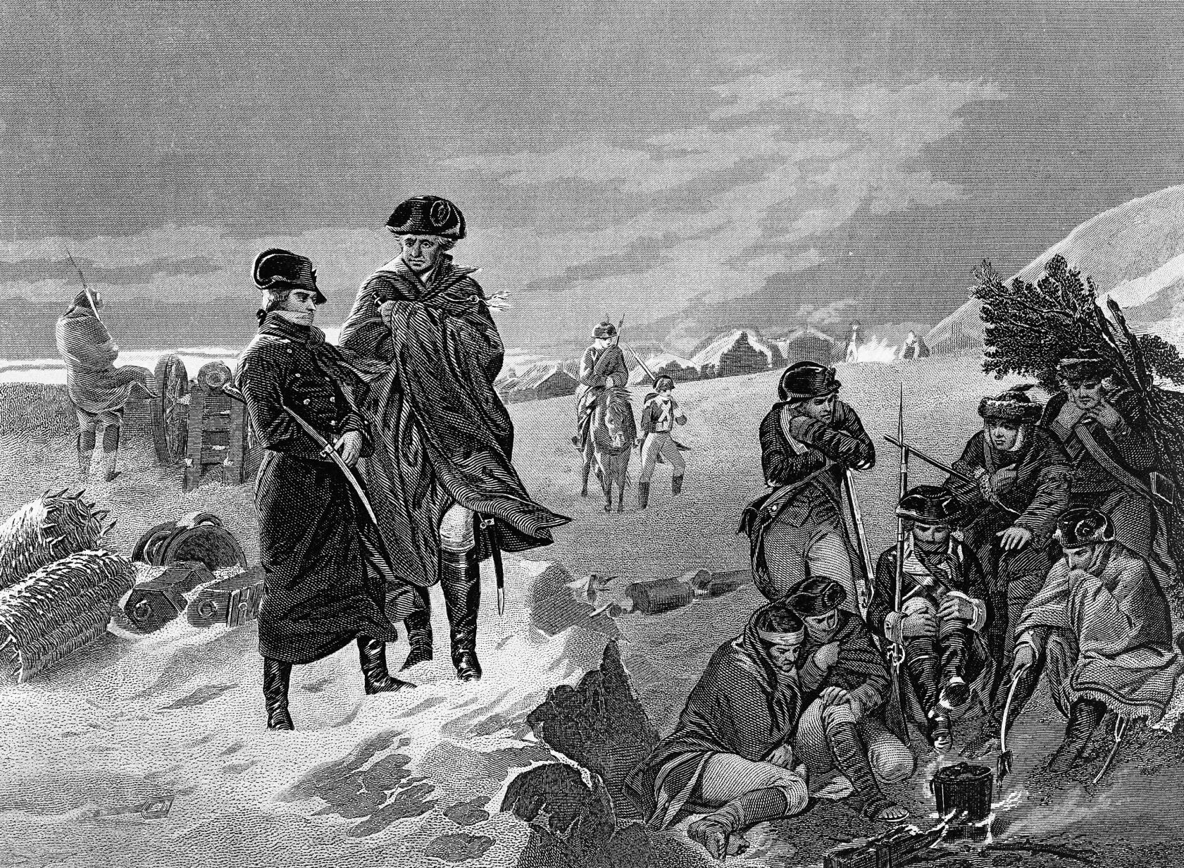 American Revolutionary War Washington LaFayette